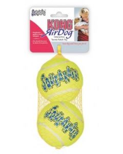 KONG Air Squeaker Tennis Ball Large (par 2)