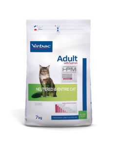 Virbac Veterinary HPM Adult Neutered & Entire Cat Saumon 7 kg