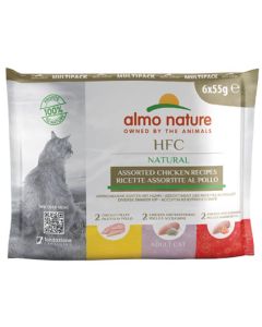 Almo Nature Chat Classic MultiPack Poulet 6 x 55 g