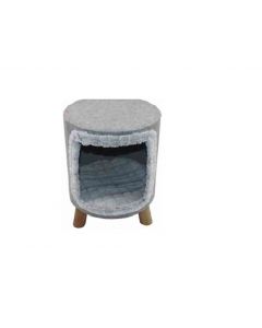 Bubimex meuble pour chat gris 35 x 35 x 42 cm