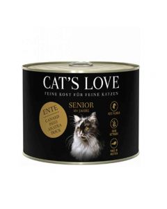 Cat's Love Senior canard sans céréales et sans gluten 6 x 200 g