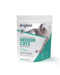 Dogteur Premium Low Grain chat d’intérieur ou stérilisé 450 g