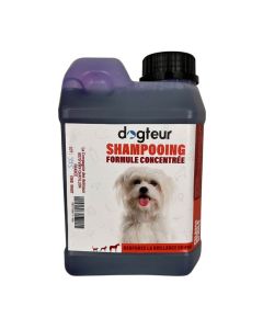 Dogteur Shampoing Pro Pelage Noir ou Blanc 1 L | La Compagnie des Animaux