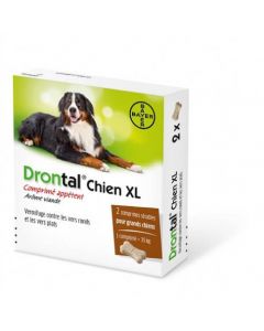 Drontal P XL Chien 2 Cps