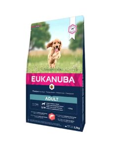 Eukanuba Chien Adulte Petite et Moyenne Race Saumon & Orge 2.5 kg