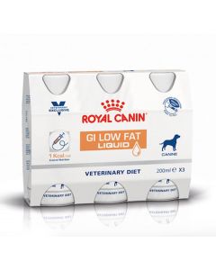 Royal Canin Vet Chien Gastrointestinal Low Fat Liquid 3 x 200 ml