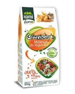 Hami Form Friandises Crunchy's Melange de Legumes Rongeurs 100 g