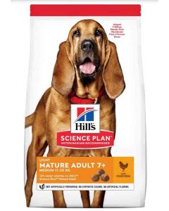 Hill's Science Plan Canine Mature Adult 7+ Light Medium Poulet 14 kg