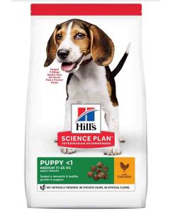 Hill's Science Plan Puppy Medium Healthy Development agneau et riz 12 kg