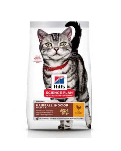 Hill's Science Plan Feline Adult Hairball Indoor Poulet 3 kg