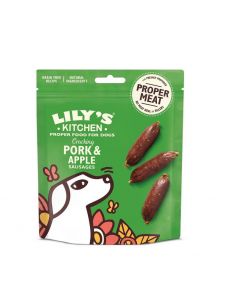 Lily's Kitchen Saucisses au porc et aux pommes chien 70 g