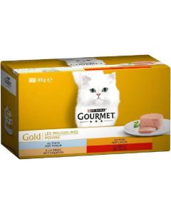 Purina Gourmet Gold Chat Les Mousselines 4 x 85 g