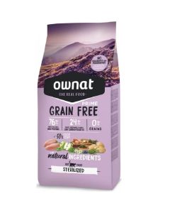 Ownat Grain Free Prime Stérilisé Chat 3 kg