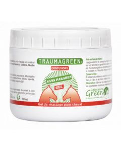 Greenvet Traumagreen Gel de massage cheval 500 g