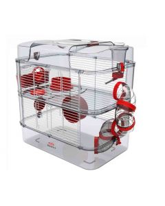 Zolux Cage RODY.3 Duo Rouge | La Compagnie des Animaux