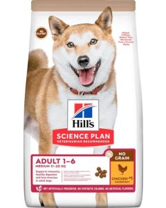 Hill's Science Plan Canine Adult No Grain Medium Poulet 14 kg