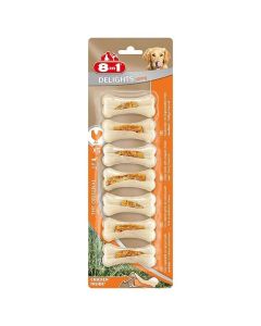 8in1 Friandises Os Delight Strong pour chien mini 140 g
