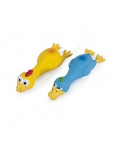 Camon jouet Poulet ou Canard en latex 19 cm