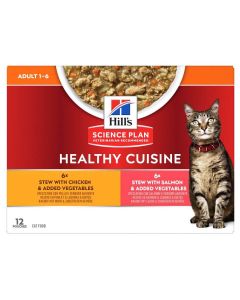 Hill's Science Plan Feline Healthy Cuisine Adulte 12 x 80 g