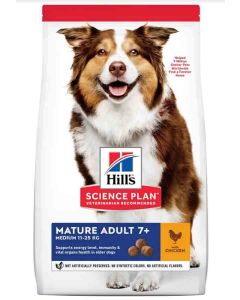 Hill's Science Plan Canine Mature Adult 7+ Active Longevity Medium 12 kg- La Compagnie des Animaux