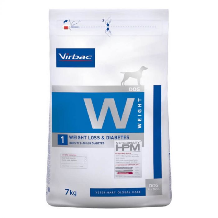 Virbac Veterinary HPM Weight Loss & Diabetes Chien 7 kg | Croquettes
