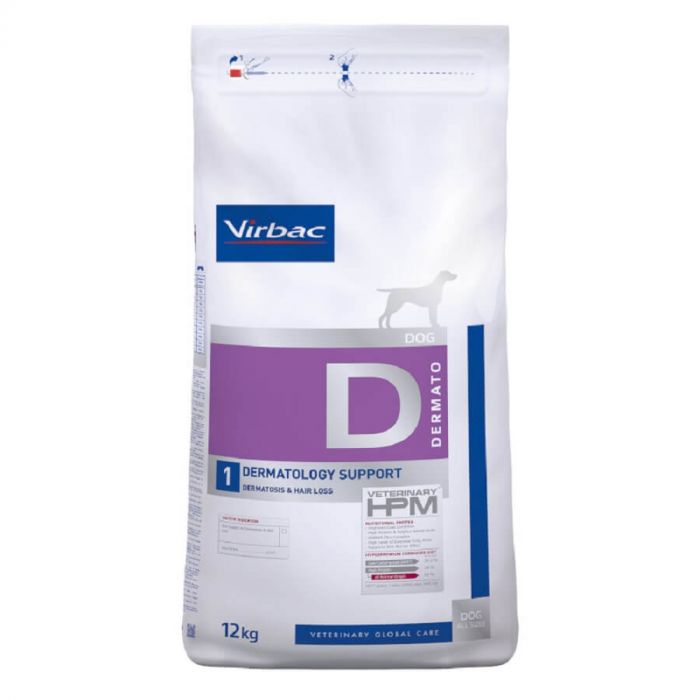 Virbac Veterinary HPM Dermatology Support Chien 12 kg | Croquettes