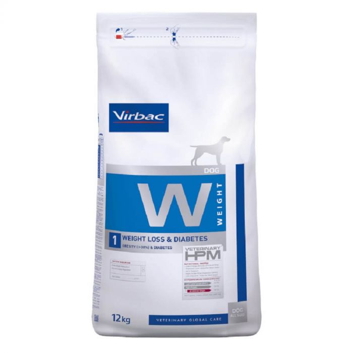Virbac Veterinary HPM Weight Loss & Diabetes Chien 12 kg | Croquettes