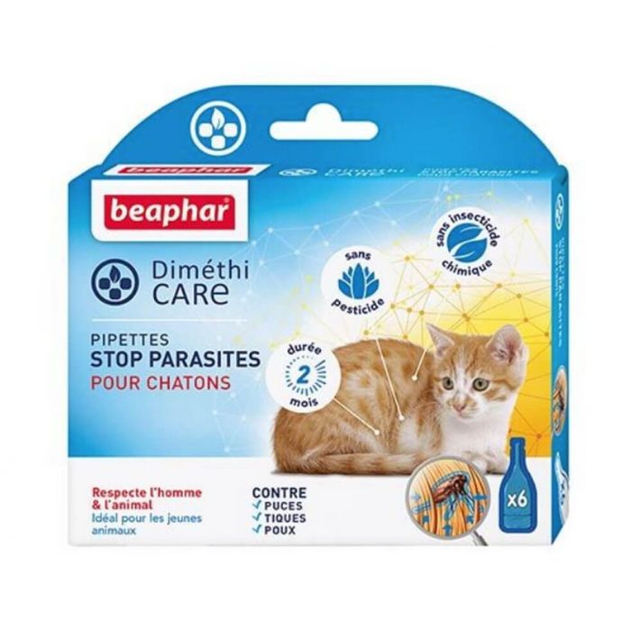 Beaphar Diméthicare Stop Parasites 6 pipettes pour chatons