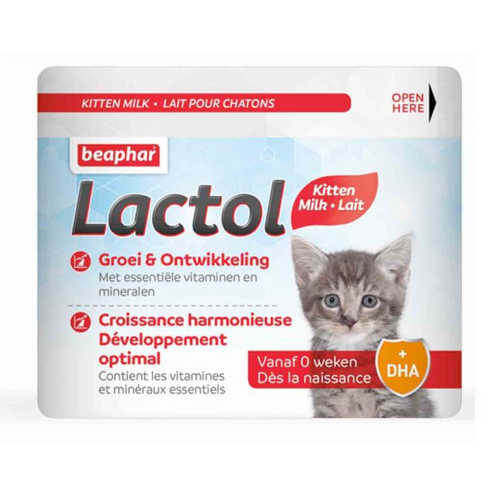 Beaphar Lactol lait maternisé pour chatons 250 g | Livraison rapide