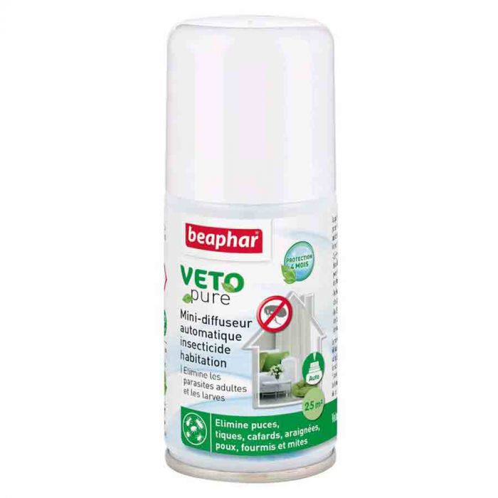 Beaphar VETOpure Mini-Diffuseur automatique insecticide habitation 75