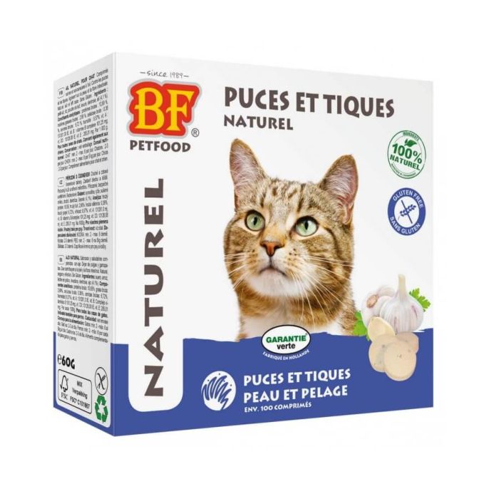 Biofood Chat Anti Puces Ail 100 cps | La Compagnie des Animaux