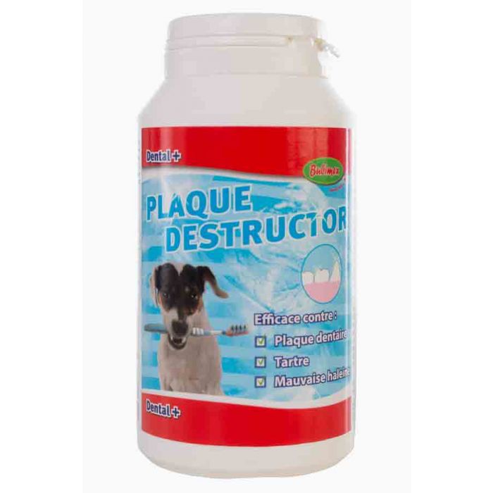 Bubimex Dental + Plaque destructor pour chien 160 g | Livraison rapide
