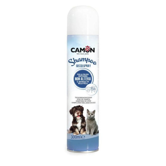 Camon Shampoing Sec en Mousse chien & chat 300 ml | Livraison rapide