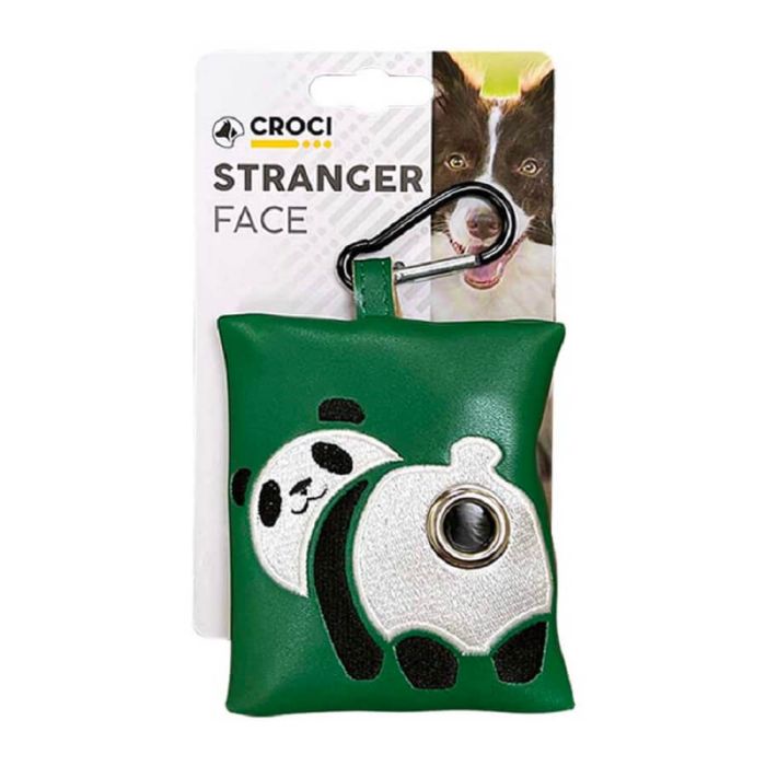 Croci Distributeur Sac Stranger Face Panda | La Compagnie des Animaux