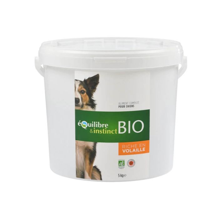Équilibre & Instinct Bio chien volaille 5 kg | Livraison rapide