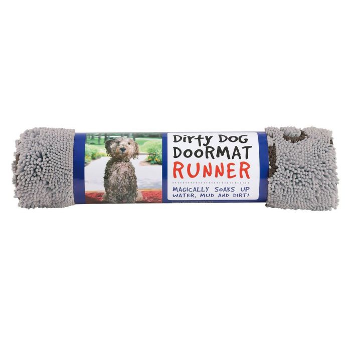DGS Dirty Dog Doormats Runner tapis gris | La Compagnie des Animaux
