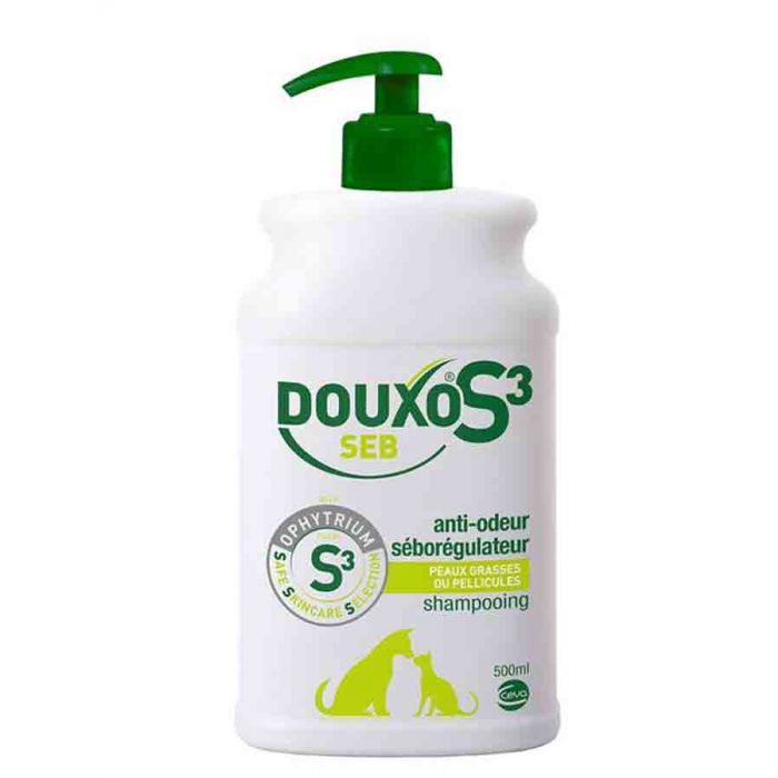 Douxo S3 Seb shampoing 500 ml | Shampooings | La Compagnie des Animaux