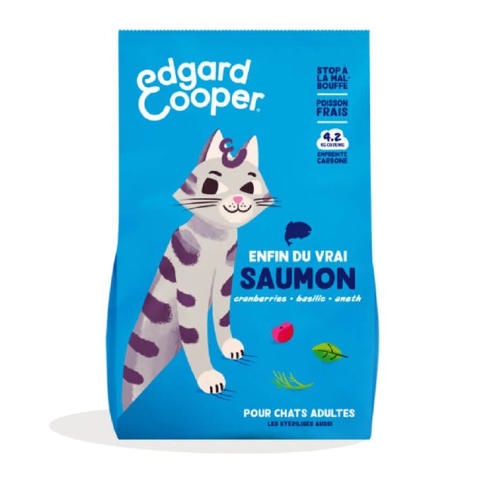 Edgard & Cooper Saumon Chat 2 kg | Adulte | La Compagnie des Animaux