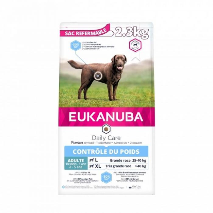 Eukanuba Chien Daily Care Adult Overweight Grande Race Poulet 12 kg