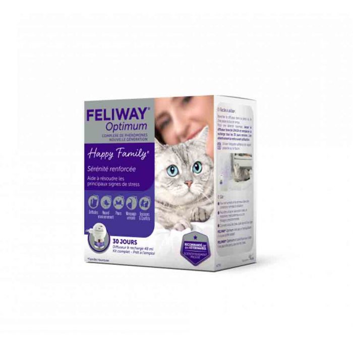 Feliway® Optimum Diffuseur pour chat | Anti-stress & Comportement
