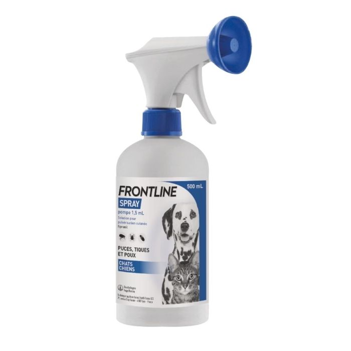 Frontline Spray 500 ML | Sprays anti-puces | La Compagnie des Animaux