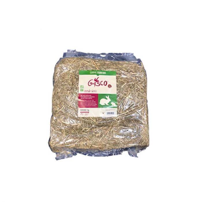 Gasco Foin Bio 1 kg | Nourriture | La Compagnie des Animaux
