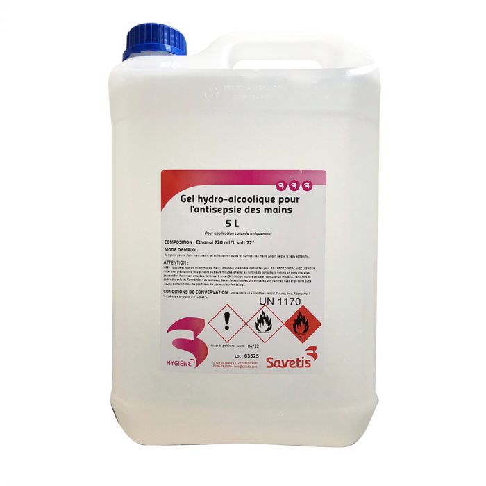 Gel hydro-alcoolique 5 L | Protections | La Compagnie des Animaux