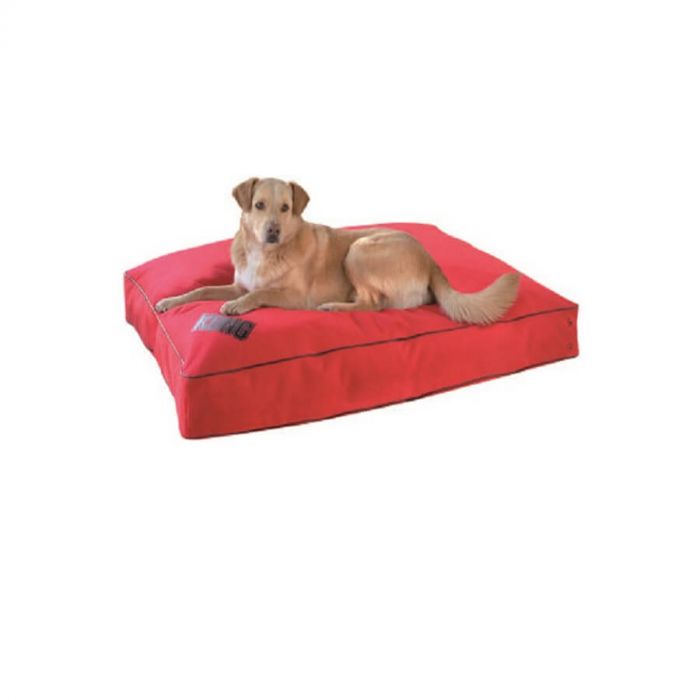 KONG Coussin Rectangulaire pour Chien Taille M Rouge | Couchages