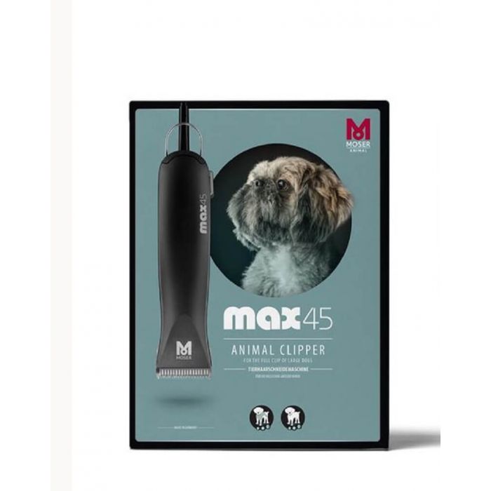 Moser Tondeuse Max 45 Noir pour chien | La Compagnie des Animaux