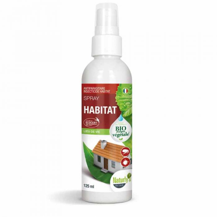 Naturlys Spray Habitat Bio 125 ml | La Compagnie des Animaux