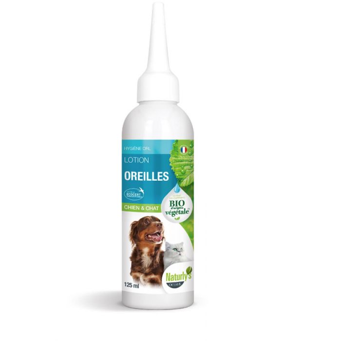 Naturlys Spray Oreilles Bio pour chien et chat 125 ml | Sprays