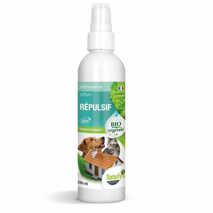 Naturlys Spray Répulsif Bio chien et chat 240 ml | Livraison rapide