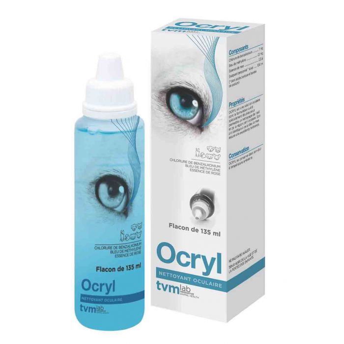 Ocryl 135 ml | Collyre antiseptique chat | La Compagnie des Animaux