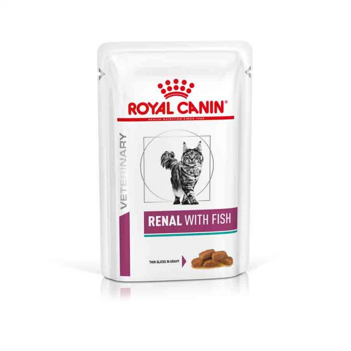 Royal Canin Vet Chat Renal Poisson Sachet 12 x 85 g